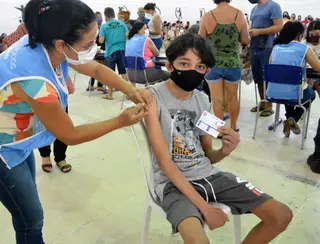 Vacinação contra a Covid-19 em João Pessoa em 20 de maio de 2022