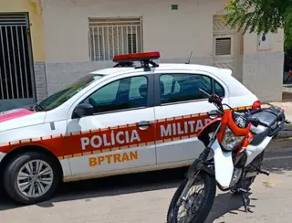 Polícia Militar prende suspeito e recupera moto roubada, em São José de Piranhas
