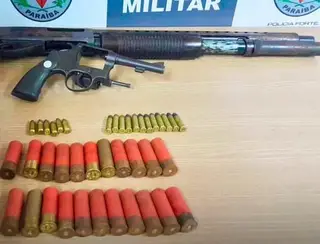 Polícia prende homem a apreende arma e munições em Cabedelo