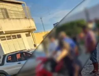 Colisão entre carro e moto deixa uma pessoa com a perna quebrada, em Piancó