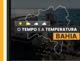 PREVISÃO DO TEMPO: quinta-feira (25) com alerta para chuvas na Bahia