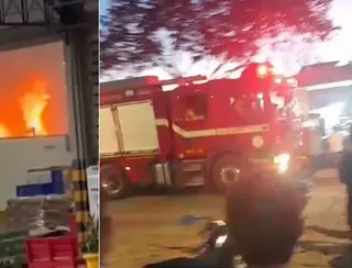 Incêndio atinge fábrica da Alpagatas em Campina Grande