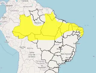 Inmet emite alertas de chuvas intensas para 156 municípios paraibanos