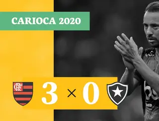 Botafogo domina para vencer clássico contra o Flamengo
