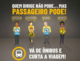 Maio Amarelo: Ônibus coletivo é o meio de transporte mais seguro