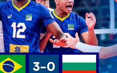 Brasil vence Bulgária e encerra etapa da Liga das Nações em 6º lugar