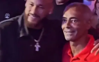 Aparência de Neymar em festa de Romário chama atenção nas redes sociais: 