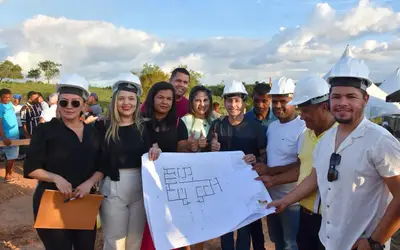 Prefeito de Cuité de Mamanguape assina ordem de serviço para construção do Posto Âncora em Cana Brava