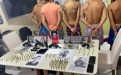 Cinco homens são presos suspeitos de envolvimento com homicídios em Santa Rita, na Paraíba