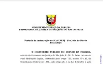 MPPB investiga possível redução de carga horária nas escolas municipais de prefeitura na Paraíba