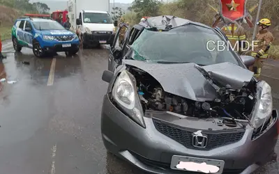 Acidente de trânsito hospitaliza três pessoas em Planaltina