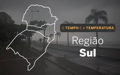 PREVISÃO DO TEMPO: sábado (27) chuvoso na região Sul