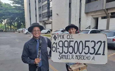 Música nas ruas: conheça a história do clarinetista equatoriano Samuel Morocho