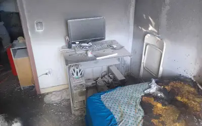 Policiais Militares do 33° BPM controlam incêndio em apartamento na Cidade Ocidental