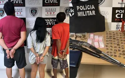 Polícia prende três homens e apreende armas de fogo durante operações em bairros de João Pessoa