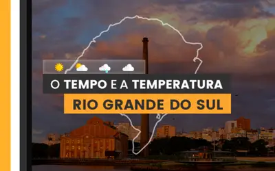 PREVISÃO DO TEMPO: quarta-feira (8) com pancadas de chuva no Rio Grande do Sul
