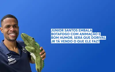 Júnior Santos, do Botafogo, fica fora da lista de Dorival