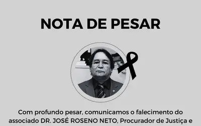 ALPB emite nota de pesar pelo falecimento do procurador José Roseno Neto